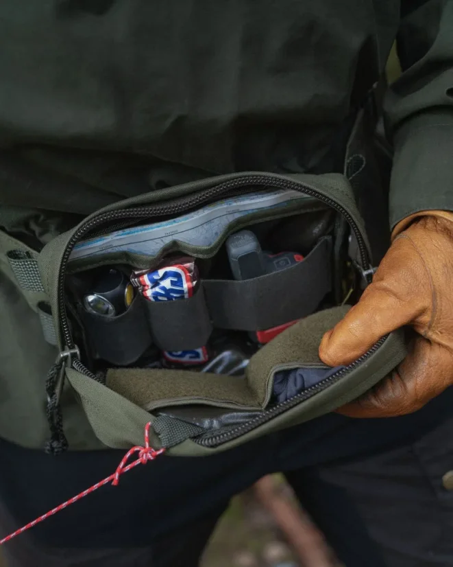 Ledvinka Kukkaro Hip Pack - Zelená