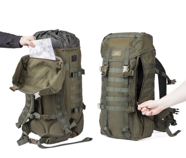 Batoh Jääkäri M - Zelený