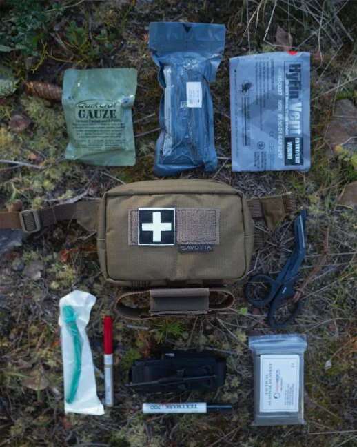 Ledvinka Kukkaro Hip Pack - Hnědá