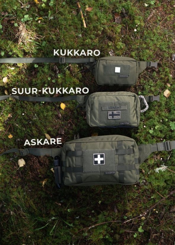 Ledvinka Kukkaro Hip Pack - Zelená