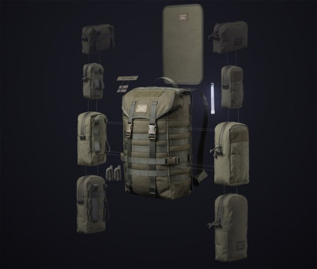 Batoh Jääkäri S - Zelený